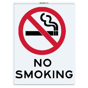 Sandleford No Smoking Sign 22.5 x 30cm