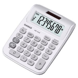 Casio Mini Desktop Calculator 8 Digits White