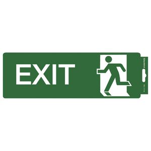Sandleford Exit Straight Self-adhesive Sign