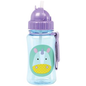 SKIP HOP Zoo Straw Drink Bottle Unicorn