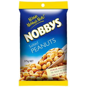 Nobbys Salted Peanuts 375g