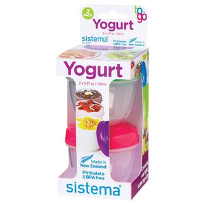 Sistema To Go Yoghurt Set 2 Pack