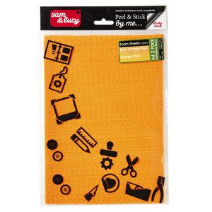 Sam and Lucy Foam Plush Dark Orange and Orange 2 Pack