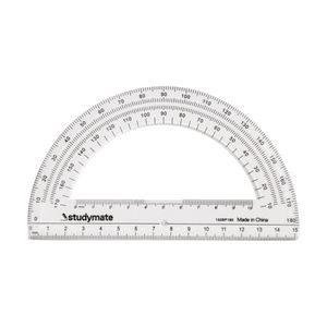 Studymate Protractor 15cm 180 Degrees