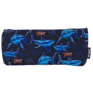 Smash Single Zip Neoprene Pencil Case Medium Sharks