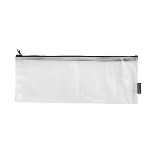 Studymate Mesh Pencil Case 340 x 130mm White