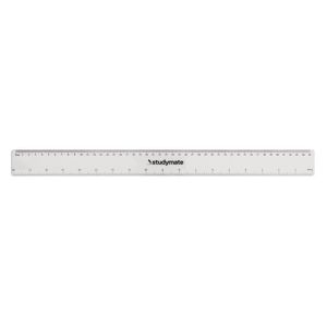 Studymate Plastic Clear Ruler 45cm
