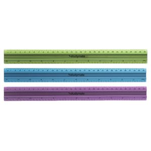 Studymate Aluminium Colour Ruler 30cm