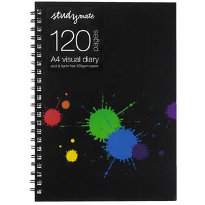 Studymate A4 Visual Art Diary 120 Pages