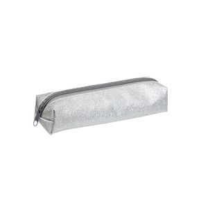 Otto Glitter Tube Pencil Case Silver