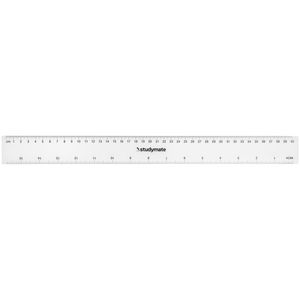 Studymate Plastic Clear Ruler 40cm
