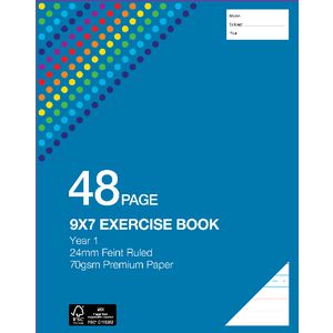 Studymate Premium 9 x 7 Exercise Book QLD Year 1