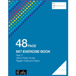 Studymate Premium 9 x 7 Exercise Book QLD Year 2