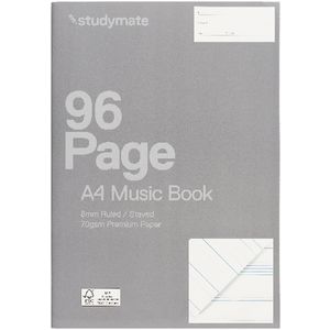 Studymate Premium A4 Music Book 96 Page