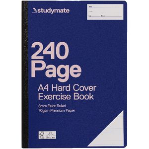 Studymate Premium A4 Hardcover Exercise Book 240 Page