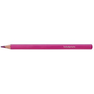 Studymate Jumbo Coloured Pencil Deep Pink