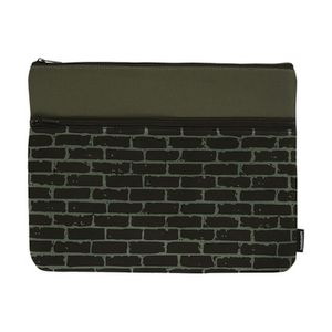 Studymate Twin Zip Pencil Case Large Black