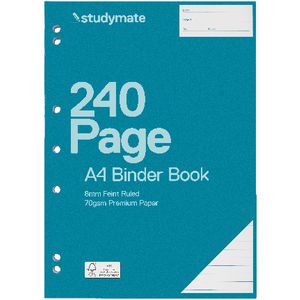 Studymate Premium A4 Binder Book 240 Page