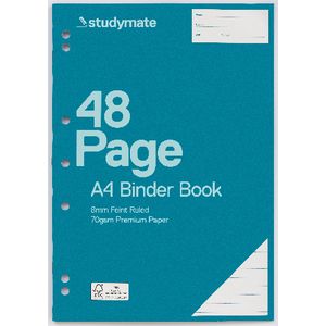 Studymate Premium A4 Binder Book 48 Page