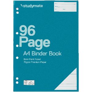 Studymate Premium A4 Binder Book 96 Page