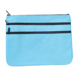 Studymate Triple Zip Pencil Case Large Blue