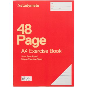 Studymate Premium A4 Exercise Book 11mm 48 Page
