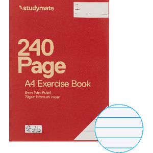 Studymate Premium A4 Exercise Book 240 Page