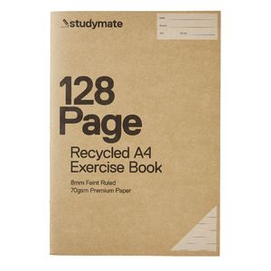Studymate Premium A4 Recycled Exercise Book 128 Page