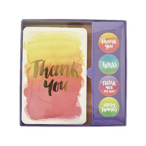 Studio Oh! Foiled Watercolour Notecard Set