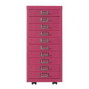 Spencer 10 Drawer Cabinet Pink