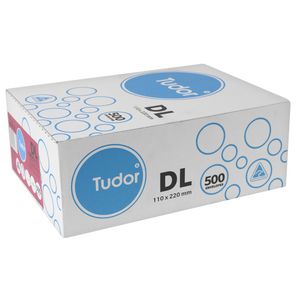 Tudor Plainface Quick Open DL Business Envelopes 500 Pack
