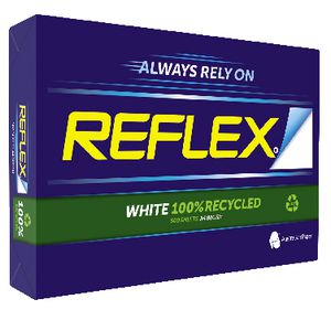 Reflex 100% Recycled 80gsm A4 Copy Paper 500 Sheet Ream