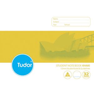Tudor NSW Landscape Student Notebook Khaki