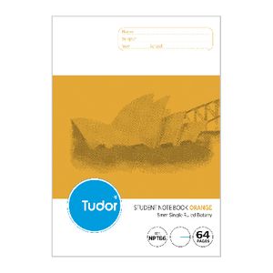 Tudor NSW Botany Book Orange 64 Page
