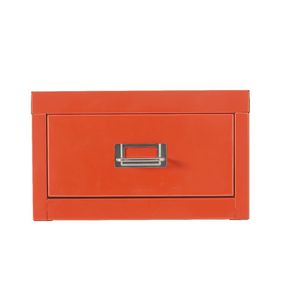 Spencer 1 Drawer Cabinet Orange