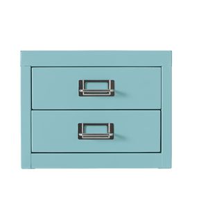 Spencer 2 Drawer Large Cabinet Aqua