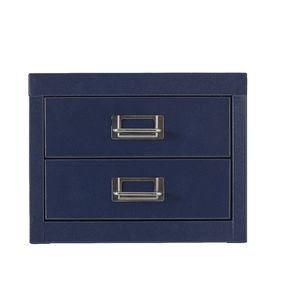 Spencer 2 Drawer Large Cabinet Blue