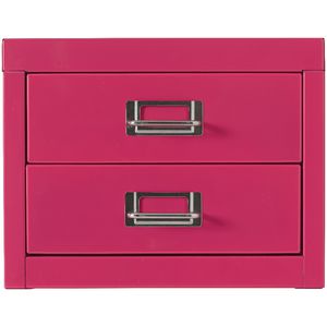 Spencer 2 Drawer Large Cabinet Pink