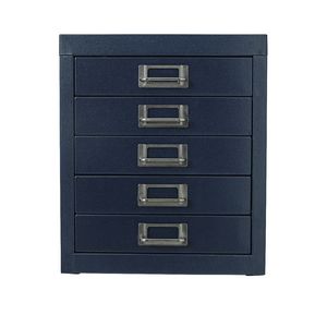 Spencer 5 Drawer Cabinet Navy Blue