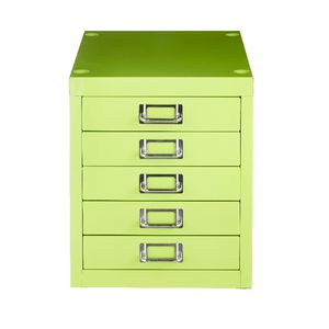 Spencer 5 Drawer Cabinet Green
