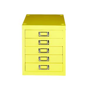 Spencer 5 Drawer Cabinet Yellow