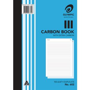 Olympic No.602 Duplicate Carbon Book
