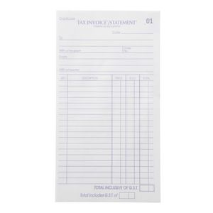 Olympic No.625 Carbon Triplicate Invoice and Statement Book