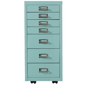 Spencer 7 Drawer Cabinet Aqua