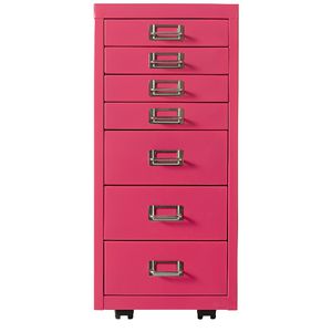Spencer 7 Drawer Cabinet Pink