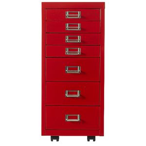 Spencer 7 Drawer Cabinet Red