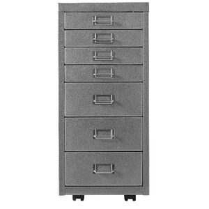 Spencer 7 Drawer Cabinet Silver