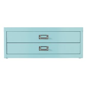 Spencer 2 Drawer Cabinet A3 Aqua