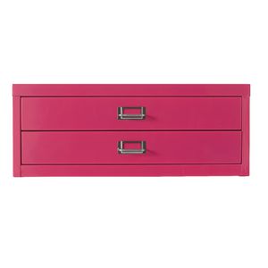 Spencer 2 Drawer Cabinet A3 Pink