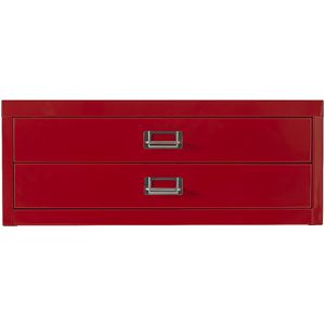 Spencer 2 Drawer Cabinet A3 Red